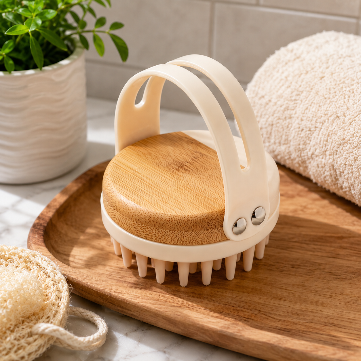 Bamboo Scalp Brush
