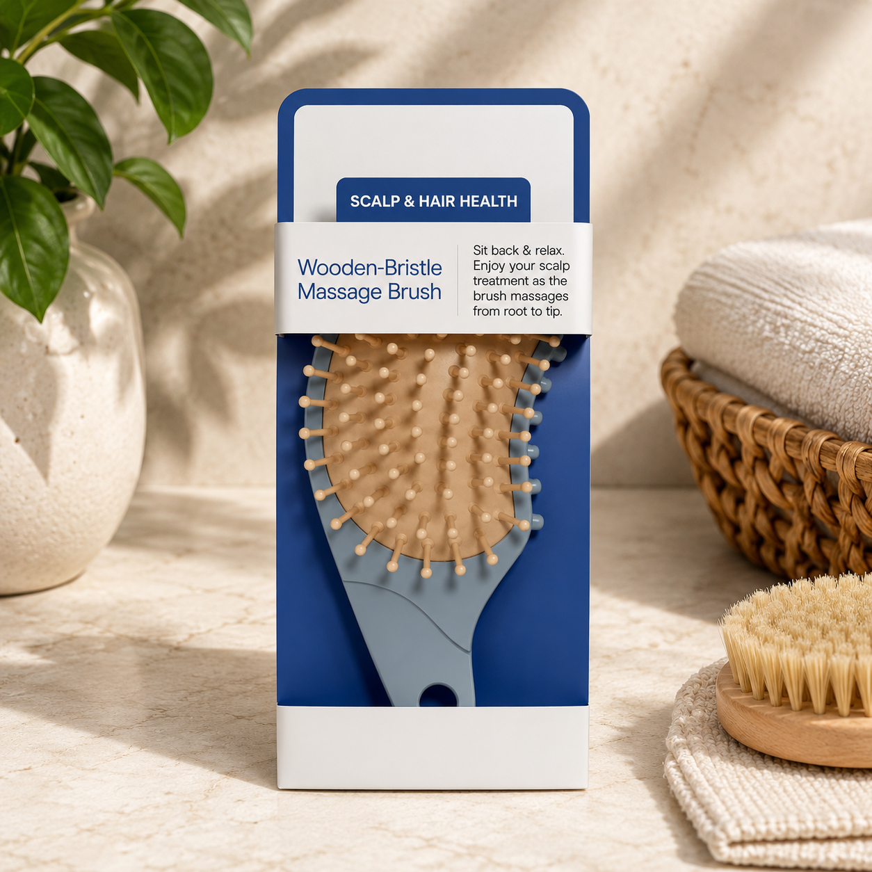 Wooden Scalp Brush