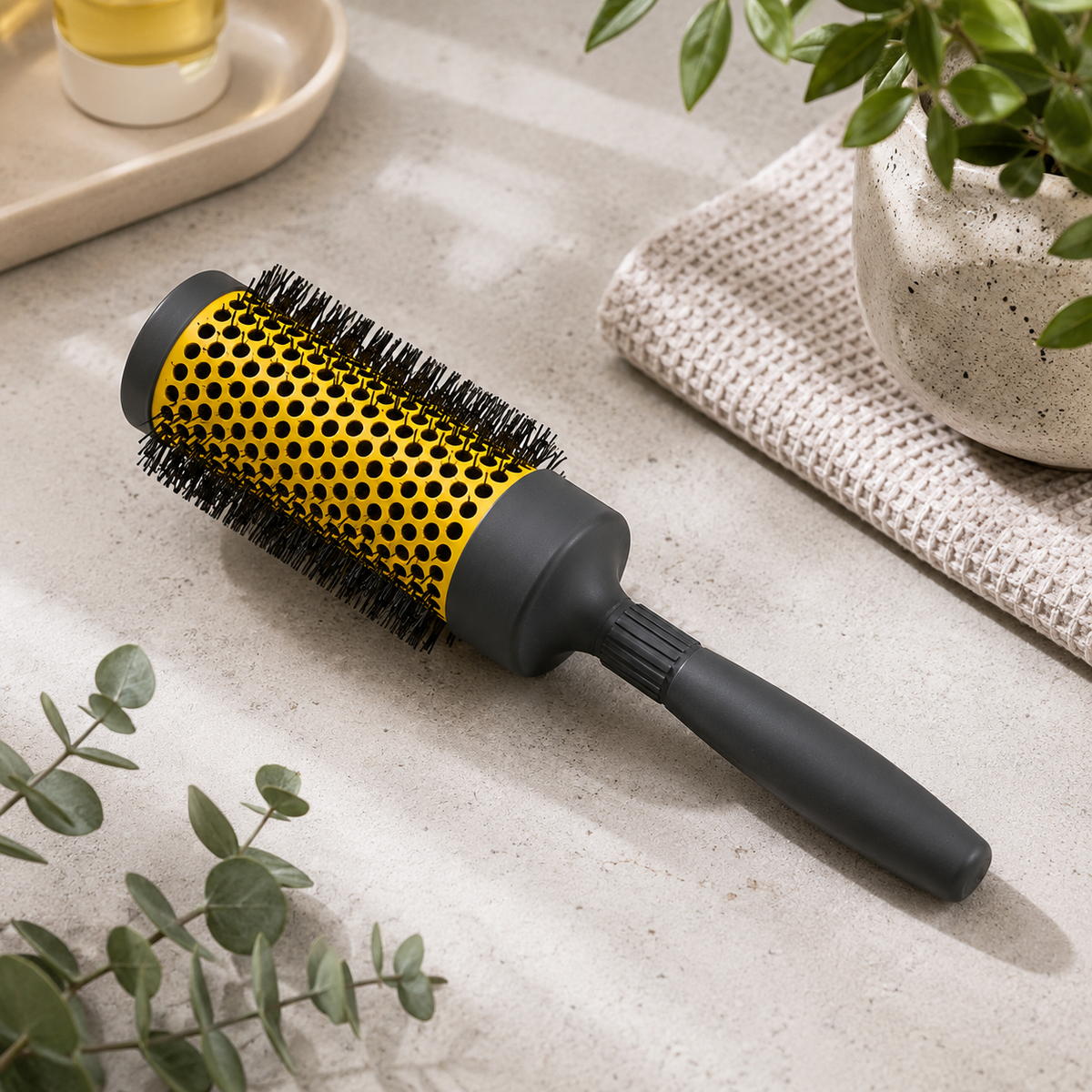 Ceramic Round Detangling Hair Brush