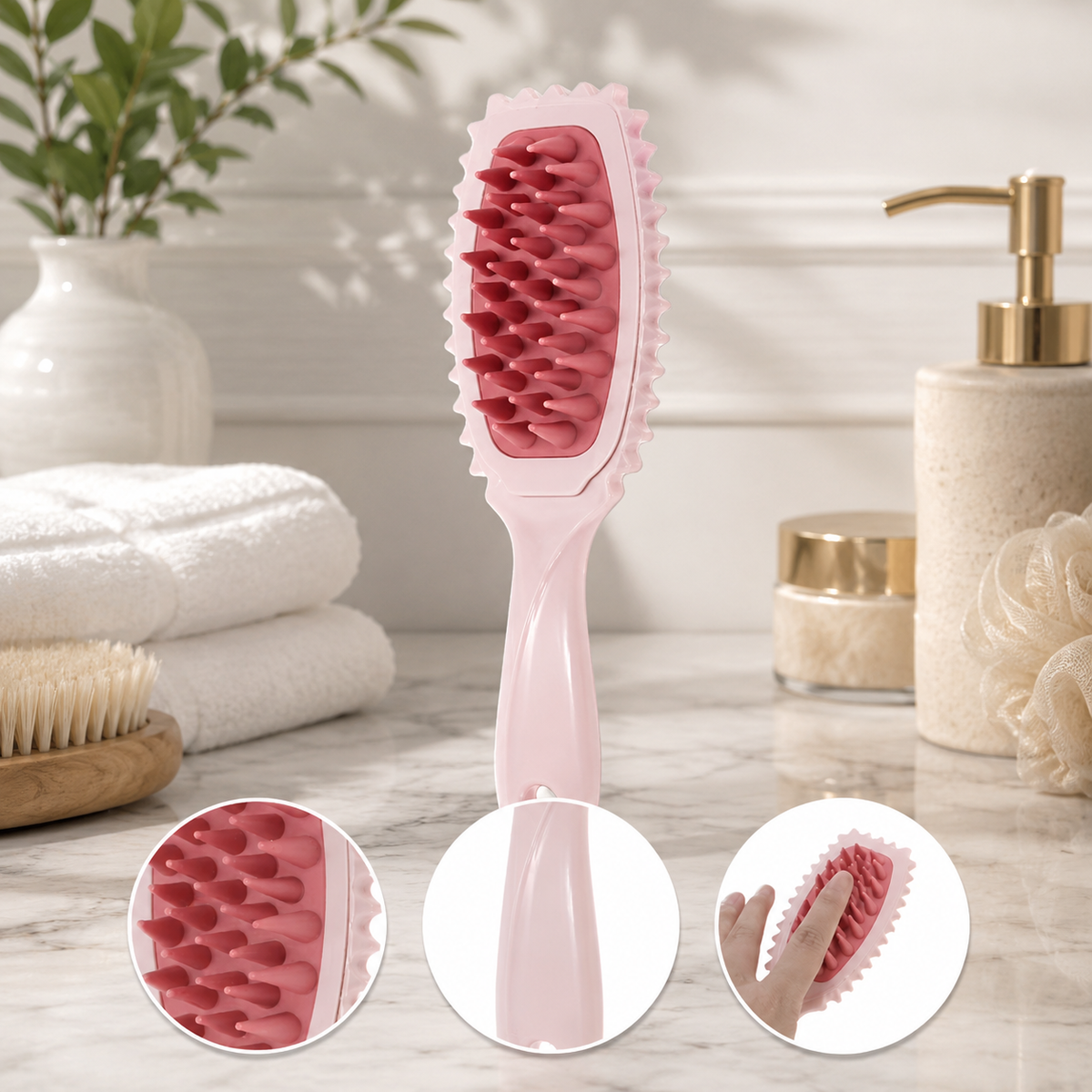 Scalp Massage Shampoo Brush