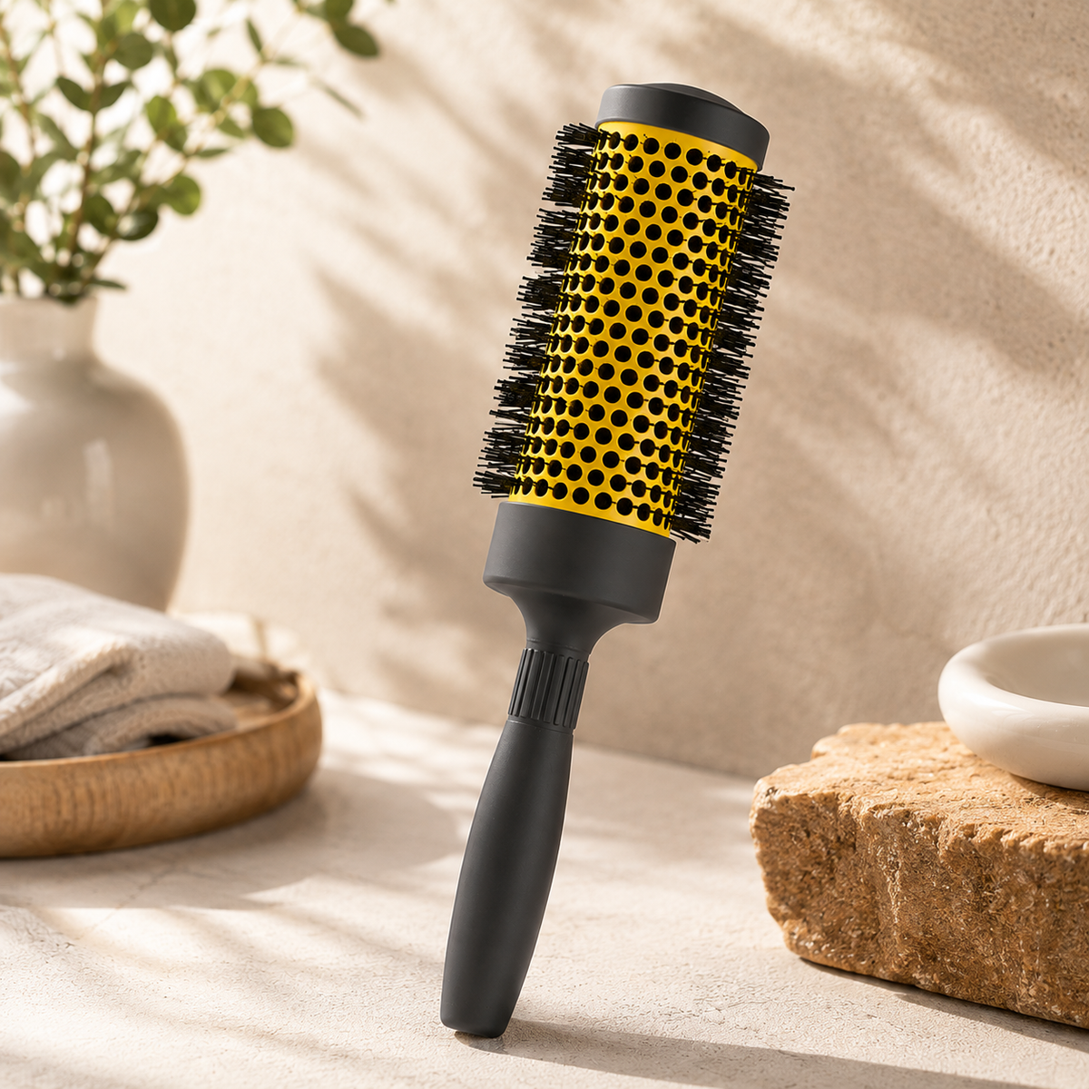 Ceramic Round Detangling Hair Brush